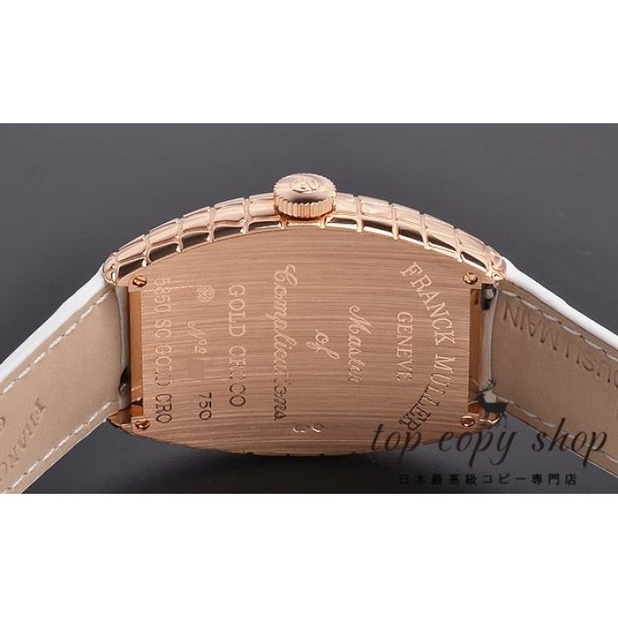 
                        フランクミュラー トノウカーベックス スーパーコピー ゴールドクロコ 5850SC GOLD CRO
                    