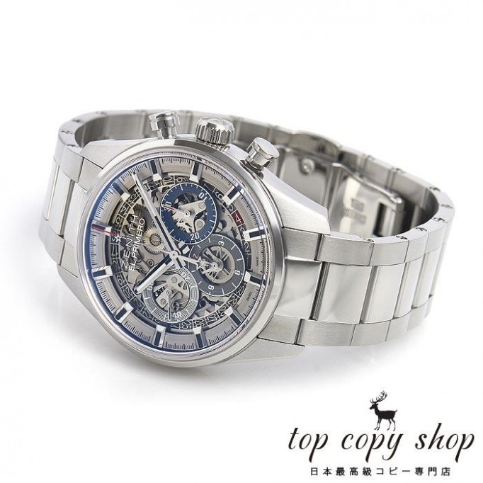 
                        ゼニス クロノマスター スーパーコピーフルオープン ３８ｍｍ 03.2353.400/78.M2350
                    