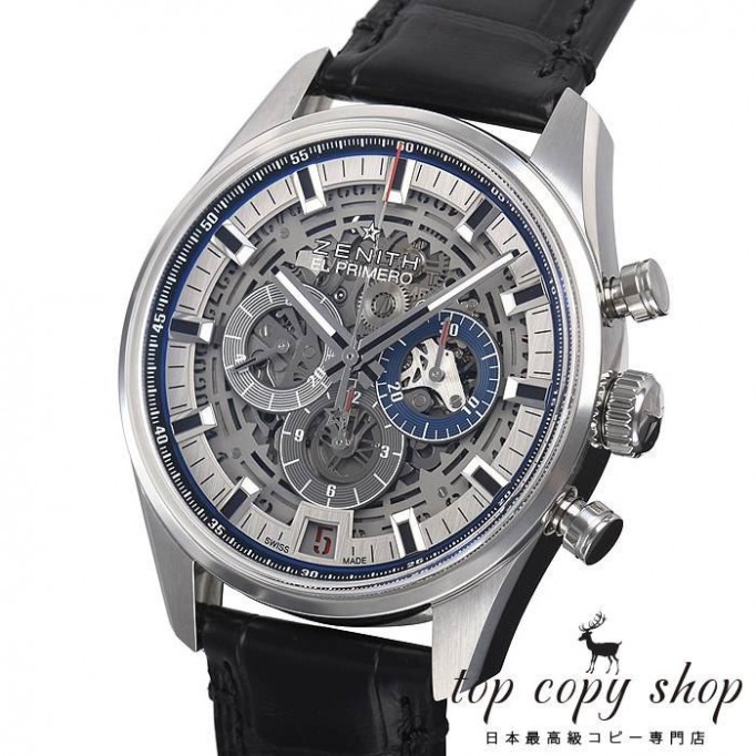 
                        ゼニス クロノマスター スーパーコピーフルオープン　４２ｍｍ 03.2081.400/78.C813
                    