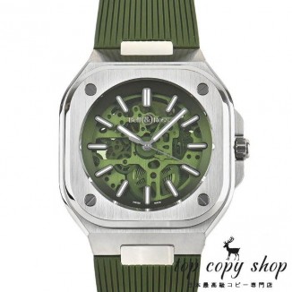 ベル＆ロス スーパーコピー BR05 SKELETON GREEN 世界限定500本 BR05A-GN-SKST/SRB
