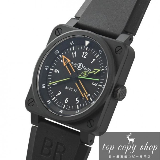 ベル＆ロス スーパーコピー BR03-92 RADIOCOMPASS 限定生産 999本 BR03-92-RCO-CE/SRB