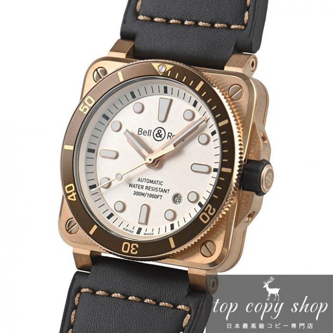 ベル＆ロス スーパーコピー BR03-92 DIVER WHITE BRONZE 限定生産999本 BR03-92-D-WH-BR/SCA
