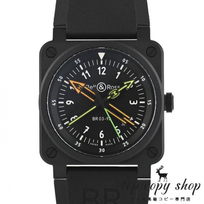 ベル＆ロス スーパーコピー BR03-92 RADIOCOMPASS 限定生産 999本 BR03-92-RCO-CE/SRB