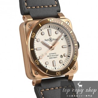 ベル＆ロス スーパーコピー BR03-92 DIVER WHITE BRONZE 限定生産999本 BR03-92-D-WH-BR/SCA