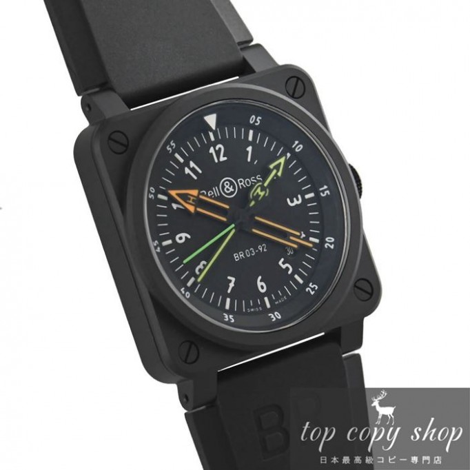 ベル＆ロス スーパーコピー BR03-92 RADIOCOMPASS 限定生産 999本 BR03-92-RCO-CE/SRB