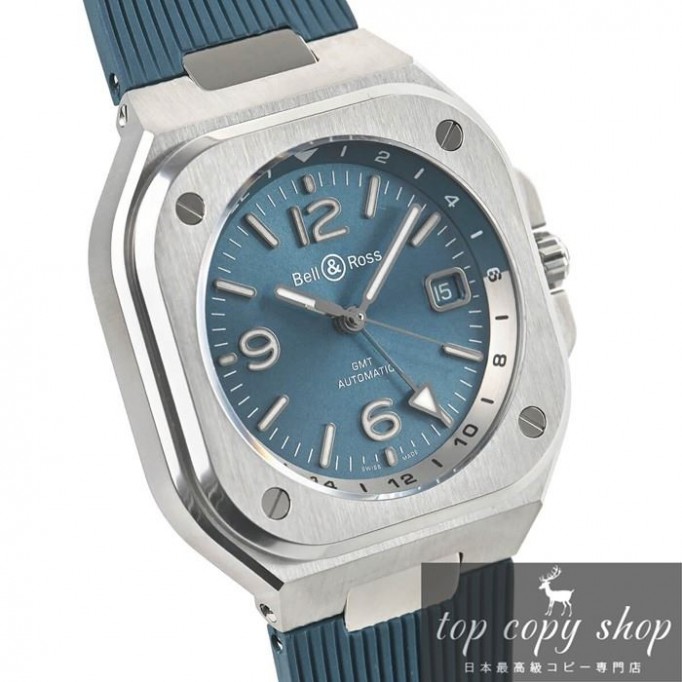 ベル＆ロス スーパーコピー BR05 GMT SKYBLUE BR05G-PB-ST/SRB