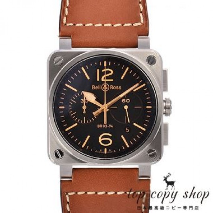 ベル＆ロス スーパーコピー ＢＲ０３‐９４　ＧＯＬＤＥＮ　ＨＥＲＩＴＡＧＥ　ＣＨＲＯＮＯ BR03-94