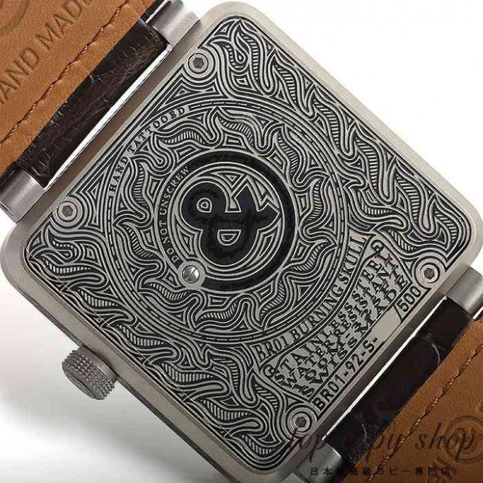 ベル＆ロス スーパーコピー ＢＲ０１－９２ ＢＵＲＮＩＮＧ ＳＫＵＬＬ ５００本限定 BR01-92-SKULL-BURN