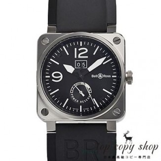 ベル＆ロス スーパーコピー ＢＲ０３－９０ ＧＲＡＮＤＥ ＤＡＴＥ＆ＲＥＳＥＲＶＥ ＤＥ ＭＡＲＣＨＥ BR0390-BL-ST/SRU