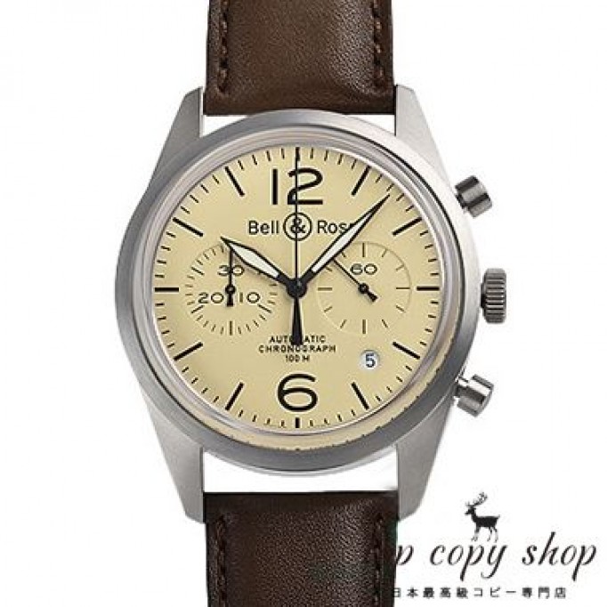 ベル＆ロス スーパーコピー ＢＲ１２６ ＯＲＩＧＩＮＡＬ ＢＥＩＧＥ BRV-126-BE-ST/SWA