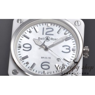 ベル＆ロス スーパーコピー ＢＲ０３－９２ ＷＨＩＴＥ ＣＥＲＡＭＩＣ BR03-92 WHITE CERAMIC