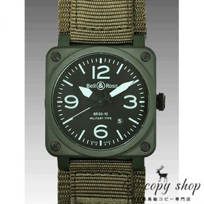 ベル＆ロス スーパーコピー ＢＲ０３－９２ ＭＩＬＩＴＡＲＹ ＣＥＲＡＭＩＣ BR03-92MILITARY CERAMIC