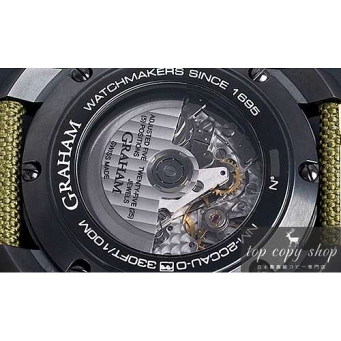 グラハム スーパーコピー  クロノファイター オーバーサイズ アマゾニアグリーン 2CCAU.G01A.T15N