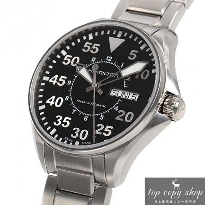ハミルトン スーパーコピー カーキ パイロットオート３８ｍｍ H64425135