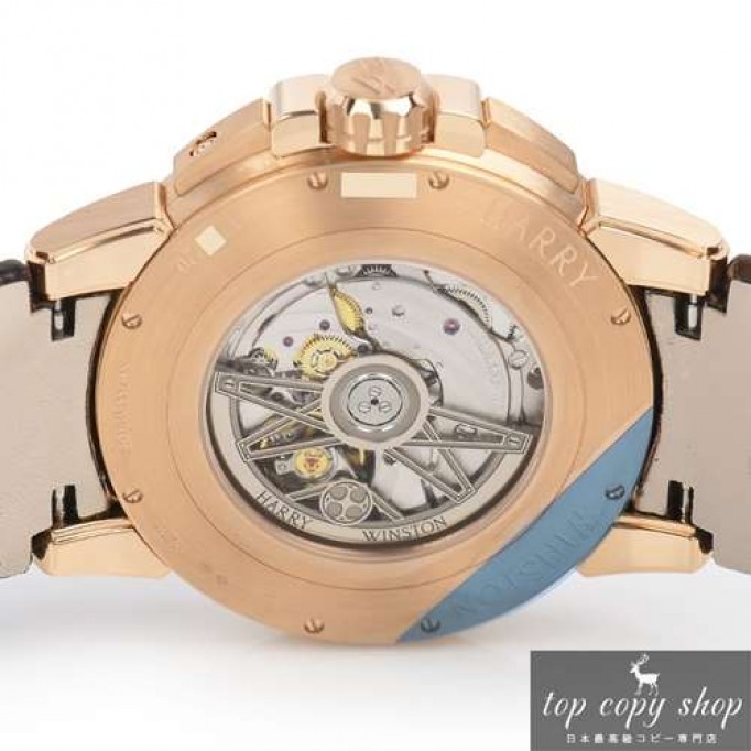 ハリーウィンストン 偽物  オーシャン バイレトログラード オートマティック４２ 世界限定２０本 OCEABI42RR002