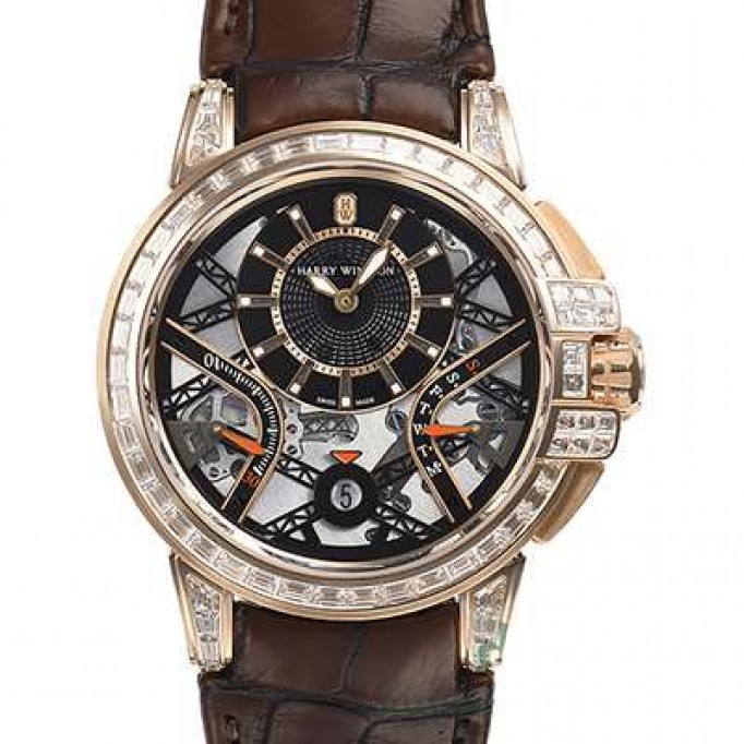 ハリーウィンストン 偽物  オーシャン バイレトログラード オートマティック４２ 世界限定２０本 OCEABI42RR002