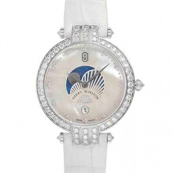 ハリーウィンストン 偽物  プルミエール ムーンフェイズ PRNQMP36WW001