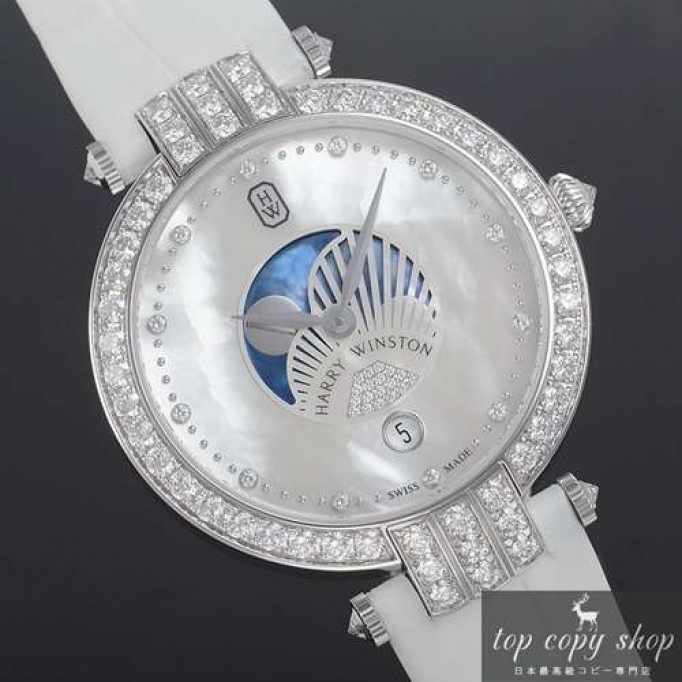 ハリーウィンストン 偽物  プルミエール ムーンフェイズ PRNQMP36WW001