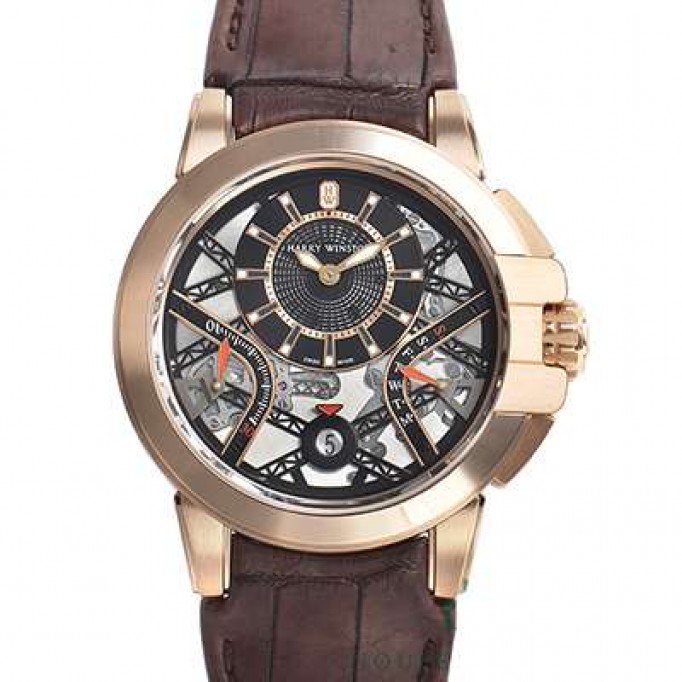 ハリーウィンストン 偽物  オーシャン バイレトログラード オートマティック４２ OCEABI42RR001