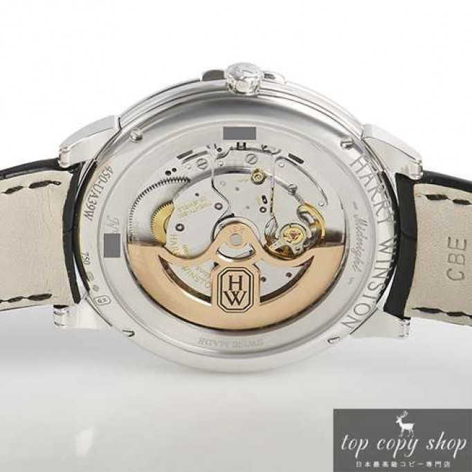 ハリーウィンストン 偽物  ミッドナイト オートマティック ３９ｍｍ MIDAHD39WW001(450/UA39WL.W)