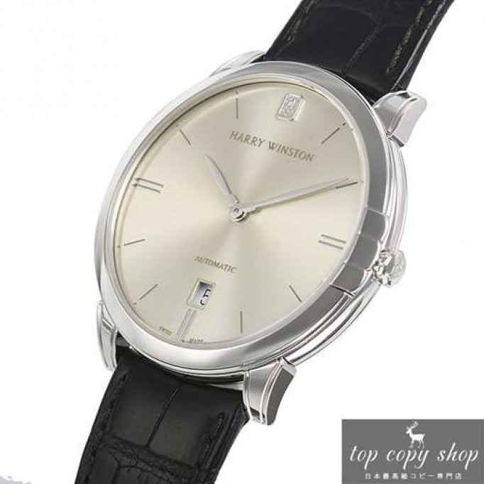 ハリーウィンストン 偽物  ミッドナイト オートマティック ３９ｍｍ MIDAHD39WW001(450/UA39WL.W)