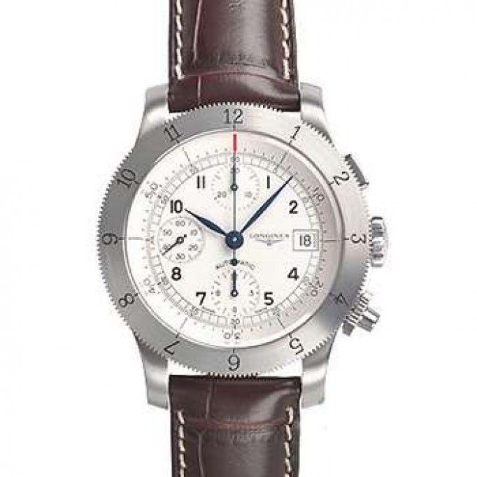 ロンジン スーパーコピー  ヘリテージ ウィームス クロノグラフ L2.741.4.73.2