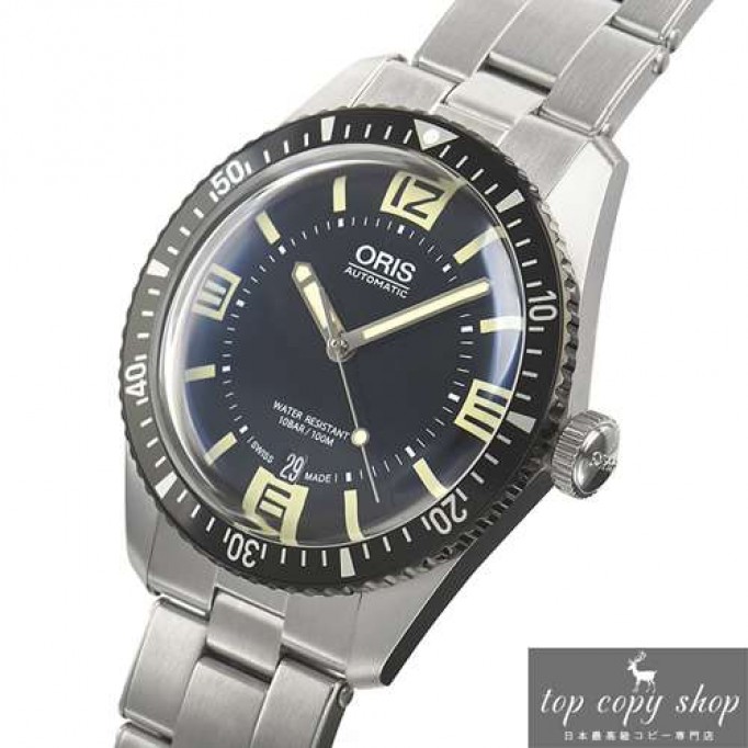オリス コピー  ダイバーズ６５ 733 7707 4064M