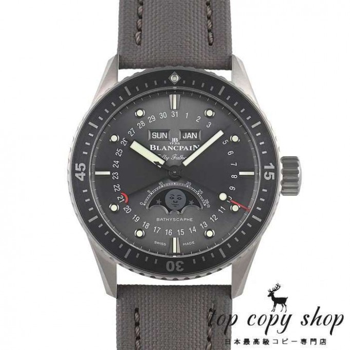 ブランパン スーパーコピー フィフティファゾムス バチスカーフ コンプリートカレンダー ムーンフェイズ 5054-1210-G52A