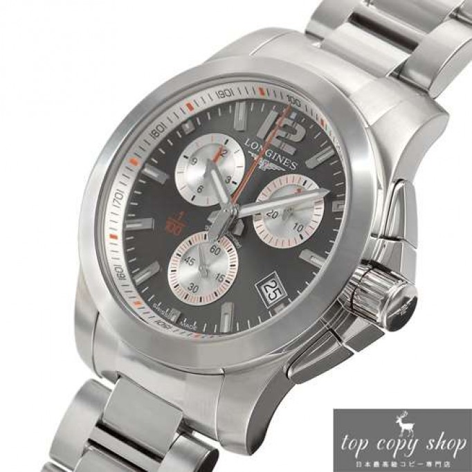 ロンジン スーパーコピー  コンクエスト ローラン ギャロスモデル L3.700.4.79.6
