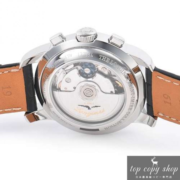 ロンジン スーパーコピー  サンティミエ クロノグラフ L2.753.4.52.3