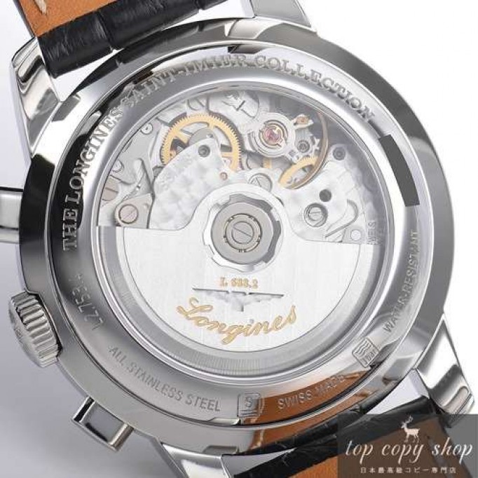 ロンジン スーパーコピー  サンティミエ クロノグラフ L2.753.4.52.3
