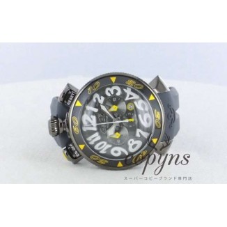 ガガミラノ コピー クロノ48mm 6054.6 ラバー グレー メンズ