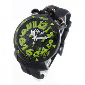 ガガミラノ コピー クロノ48mm 6054.2 ラバー ブラック メンズ