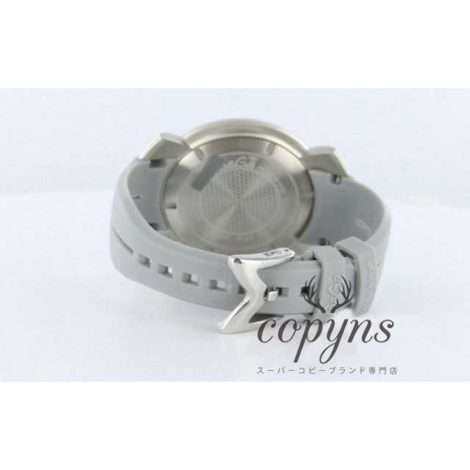 ガガミラノ コピー クロノ48mm 5050.3 ラバー グレー/ホワイト メンズ