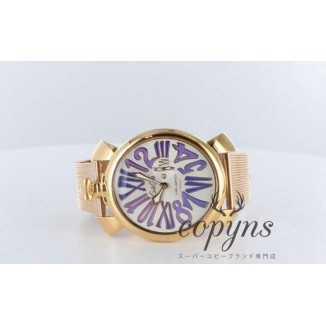 ガガミラノ 偽物 レプリカ スリム46mm 5081.3 スモールセコンド PGP シルバー メンズ