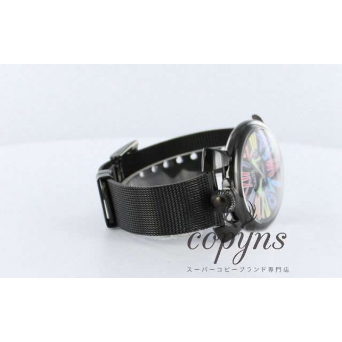 ガガミラノ偽物  レプリカ スリム46mm 5082.1 スモールセコンド ブラック メンズ