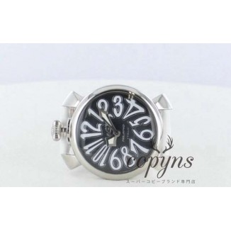 ガガミラノ 偽物 マニュアーレ40mm 5020.4 レザー ホワイト/ブラックシェル ボーイズ