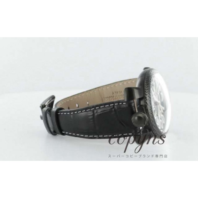 ガガミラノ 偽物 マニュアーレ48mm 5016.6 手巻き スモールセコンド レザー ブラック/カーボンブラック メンズ 「世界限定500本」