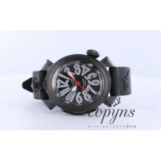 ガガミラノ コピー ダイビング48mm 5042 チタン オートマチック ラバー ブラック メンズ