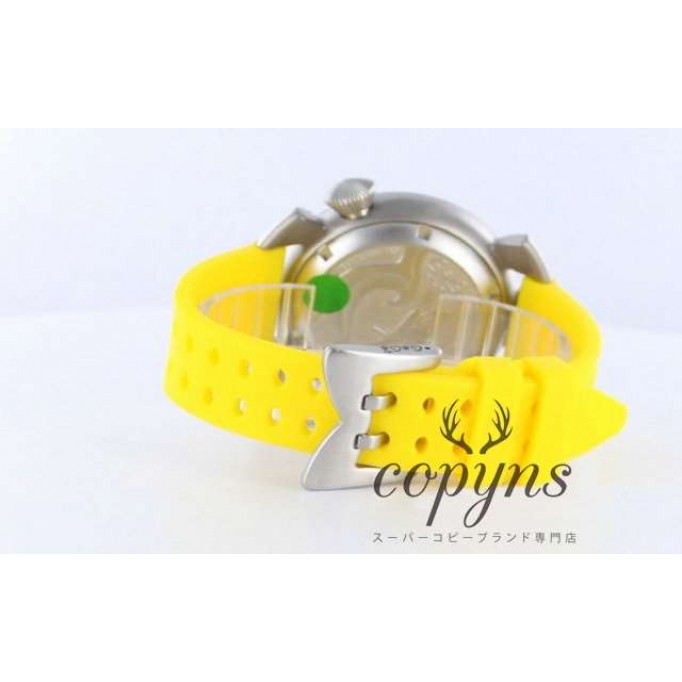 ガガミラノ コピー ダイビング48mm 5040.2 チタン オートマチック ラバー イエロー/ブラック メンズ
