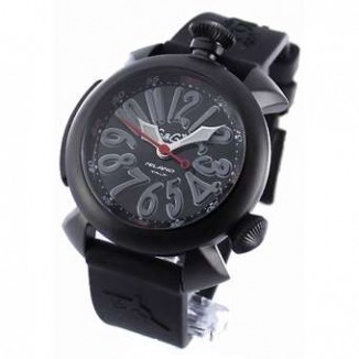 ガガミラノ コピー ダイビング48mm 5042 チタン オートマチック ラバー ブラック メンズ