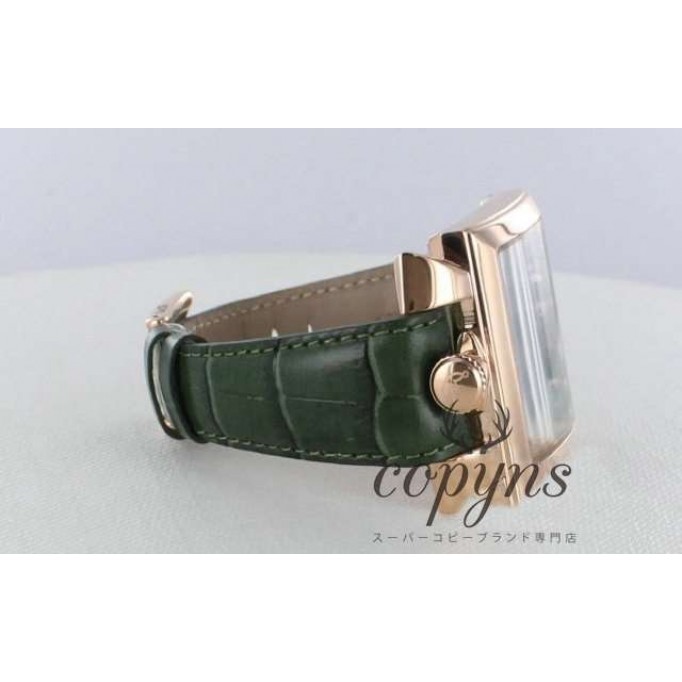 ガガミラノ スーパーコピー ナポレオーネ48mm スーパーコピー 6001.2 オートマチック レザー グリーン/PGPシルバー メンズ