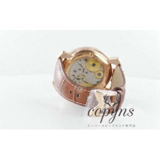 ガガミラノ 偽物 マニュアーレ48mm 5011.6 手巻き スモールセコンド レザー ブラウン/PGPシルバー メンズ