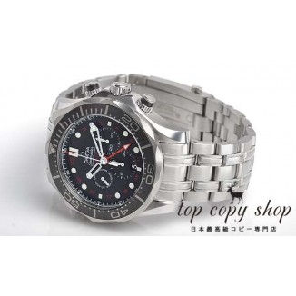 オメガ シーマスター スーパーコピー ダイバー３００Ｍ コーアクシャルＧＭＴ クロノグラフ４４ＭＭ 212.30.44.52.01.001