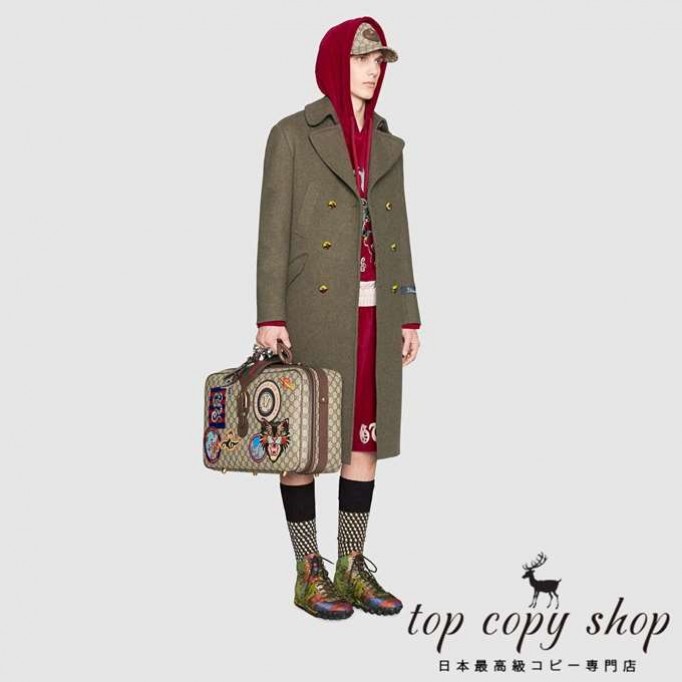 グッチ バッグ スーパーコピー〔Gucci クーリエ〕GGスプリーム キャンバス スーツケース 424501 K9GKT 8967