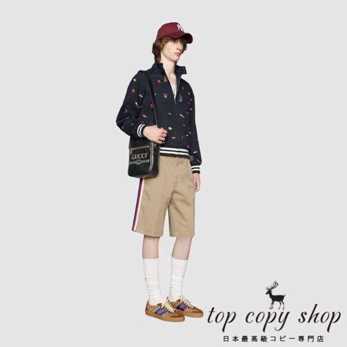 グッチ バッグ スーパーコピー GG GUCCI プリント メッセンジャーバッグ523591 0QRAT 8163