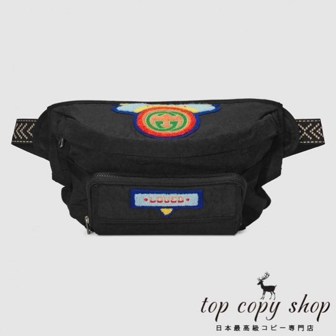 グッチ バッグ スーパーコピー GG オンライン限定 GUCCI 1980s パッチ ベルトバッグ536842 9W5CX 8563