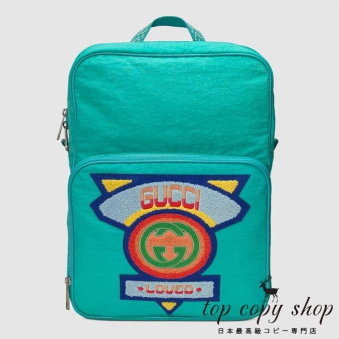 グッチ バッグ スーパーコピー GG GUCCI 1980s パッチ ミディアム バックパック 536724 9W5EX 3973