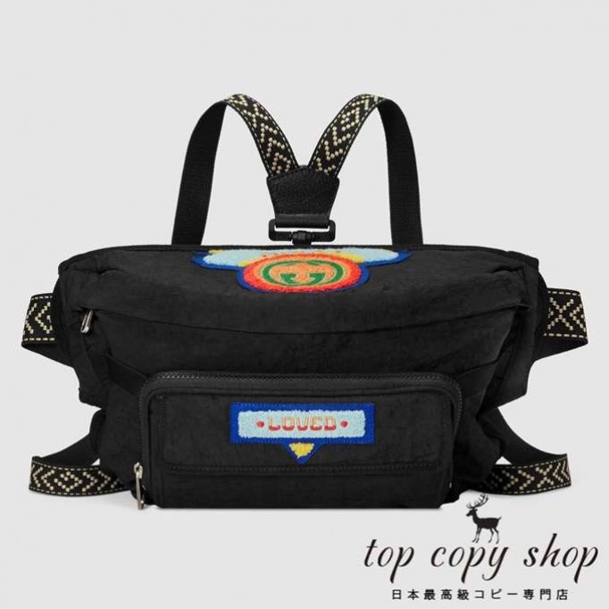 グッチ バッグ スーパーコピー GG オンライン限定 GUCCI 1980s パッチ ベルトバッグ536842 9W5CX 8563