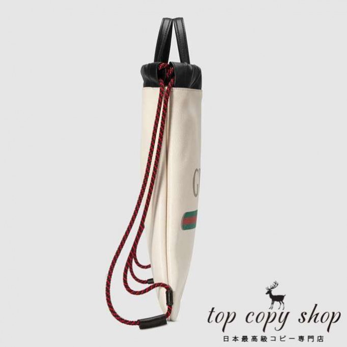 グッチ バッグ スーパーコピー GG GUCCI プリント スモール ドローストリング バックパック 523586 0GCBT 8821